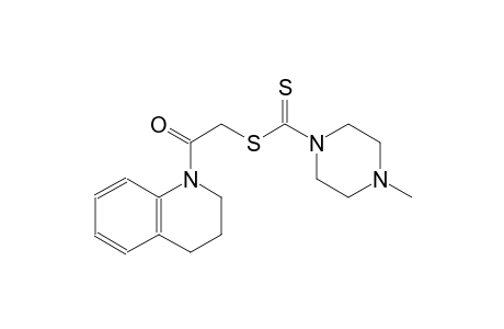 2-(3,4-dihydro-1(2H)-quinolinyl)-2-oxoethyl 4-methyl-1-piperazinecarbodithioate