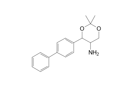 4-[1',1"-Biphenyl-4'-yl]-2,2-dimethyl-1,3-dioxan-5-amine