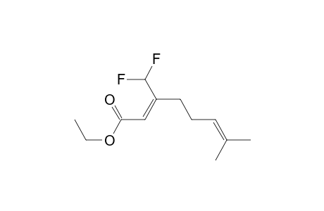 Ethyl (Z)-3-(difluoromethyl)-7-methylocta-2,6-dienoate