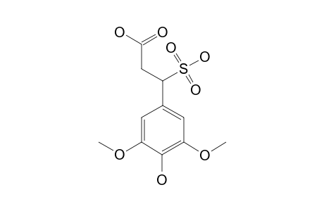 3-(4-HYDROXY-3,4-DIMETHOXYPHENYL)-3-SULFOPROPANOIC-ACID