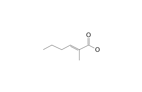 2-Hexenoic acid, 2-methyl-