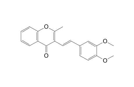 (E)-3-[2-(3,4-Dimethoxyphenyl)vinyl]-2-methyl-4H-chromen-4-one