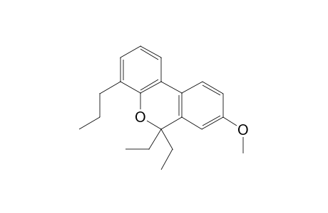 6,6-Diethyl-4-n-propyl-8-methoxy-6H-dibenzo[b,d]pyran