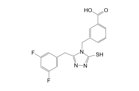 benzoic acid, 3-[[3-[(3,5-difluorophenyl)methyl]-5-mercapto-4H-1,2,4-triazol-4-yl]methyl]-
