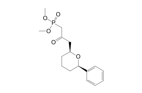 Dimethyl[2-Oxo-3-(6-phenyltetrahydro-2H-pyran-2-yl)propyl]phosphonate