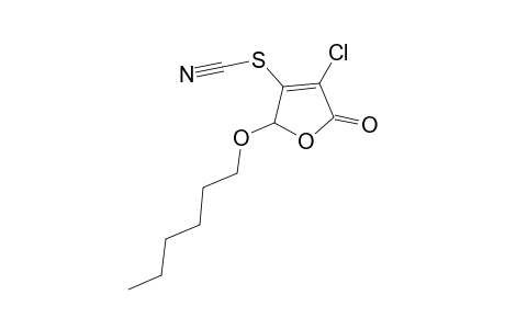 3-Chloro-5-hexyloxy-4-thiocyanatofuran-2(5H)-one