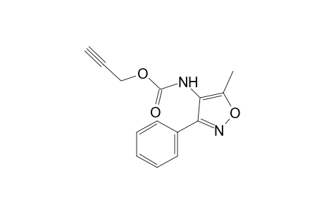 5-methyl-3-phenyl-4-isoxazolecarbamic acid, 2-propynyl ester