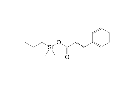 Dimethyl(propyl)silyl 3-phenylacrylate