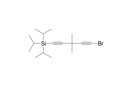 (5-bromo-3,3-dimethylpenta-1,4-diynyl)-tri(propan-2-yl)silane