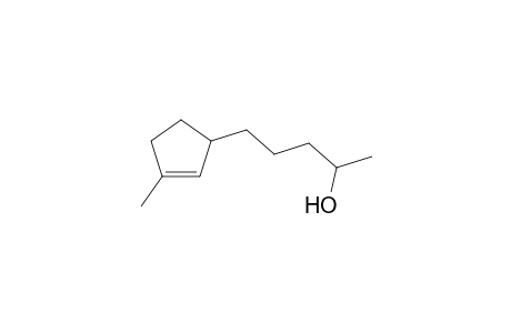 1-(4-Hydroxypentyl)-3-methylcyclopent-2-ene