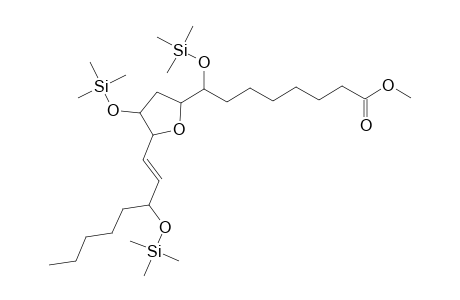 2-Furanoctanoic acid, tetrahydro-.eta.,4-bis[(trimethylsilyl)oxy]-5-[3-[(trimethylsilyl)oxy]-1-octenyl]-, methyl ester