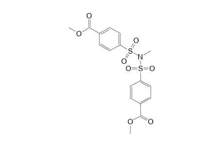 Benzoic acid, 4,4'-[(methylimino)disulfonyl]bis-, dimethyl ester