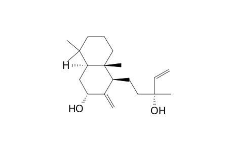 (2R,4R,4aS,8aS)-4-[(3R)-3-hydroxy-3-methyl-pent-4-enyl]-4a,8,8-trimethyl-3-methylene-decalin-2-ol