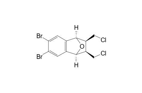 1,4-Epoxynaphthalene, 6,7-dibromo-2,3-bis(chloromethyl)-1,2,3,4-tetrahydro-, (1.alpha.,2.beta.,3.beta.,4.alpha.)-