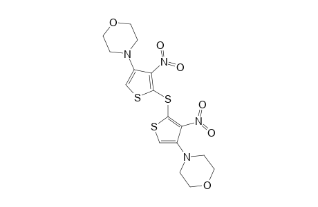 4,4'-[Sulfanediylbis(3-nitro-2,4-thienediyl)]dimorpholine