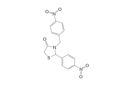 3-(4-Nitrobenzyl)-2-(4-nitrophenyl)-1,3-thiazolidin-4-one