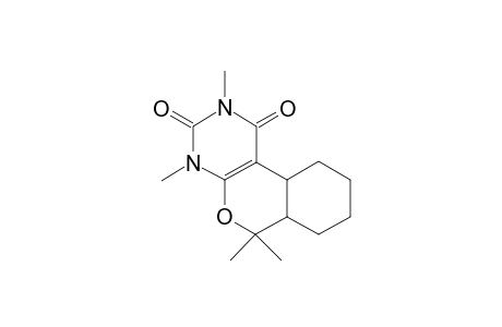 (6aRS,10aRS)-4,6,6a,7,8,9,10,10a-octahydro-2,4,6,6-tetramethyl-1H-[2]benzopyrano[3,4-d]pyrimidine-1,3-(2H)-dione