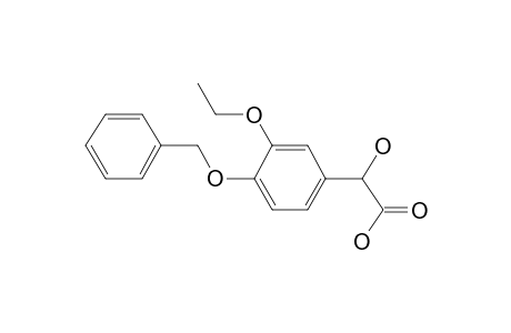 Benzeneacetic acid, 4-benzyloxy-3-ethoxy-.alpha.-hydroxy-