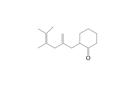 2-(4,5-Dimethyl-2-methylene-4-hexenyl)cyclohexanone
