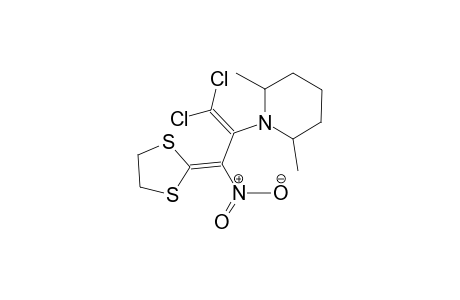 1-{2,2-dichloro-1-[1,3-dithiolan-2-ylidene(nitro)methyl]vinyl}-2,6-dimethylpiperidine