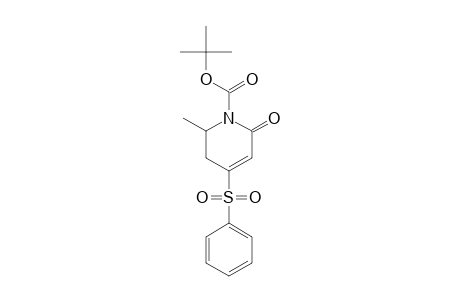 1-(tert-Butoxycarbonyl)-6-methyl-4-(phenylsulfonyl)-1,2,5,6-tetrahydro-2-pyridinone
