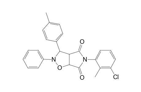 2H-Pyrrolo[3,4-d]isoxazole-4,6(3H,5H)-dione, 5-(3-chloro-2-methylphenyl)dihydro-3-(4-methylphenyl)-2-phenyl-