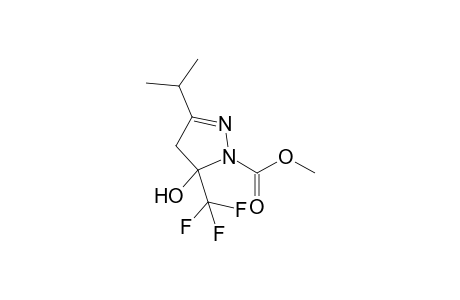 1-Carboxymethyl-5-trifluoromethyl-5-hydroxy-3-(1-methylethyl)-4,5-dihydro-1H-pyrazole