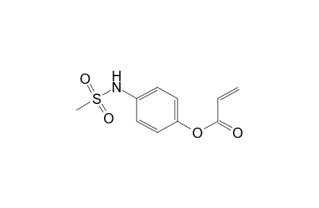 2-Propenoic acid, 4-[(methylsulfonyl)amino]phenyl ester