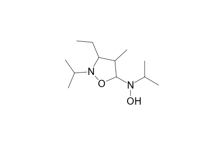 5-Isoxazolidinamine, 3-ethyl-N-hydroxy-4-methyl-N,2-bis(1-methylethyl)-
