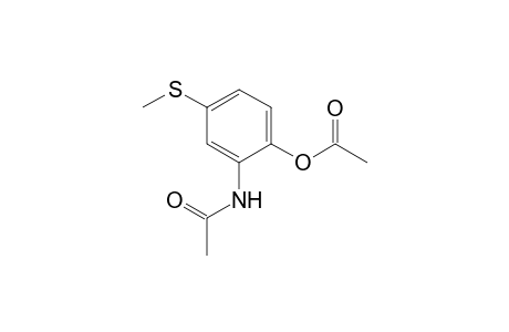 2-Acetamido-4-(methylthio)phenyl acetate