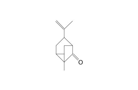anti-4-Isopropenyl-7-methyl-tricyclo(3.2.1.0/2,7/)octan-6-one