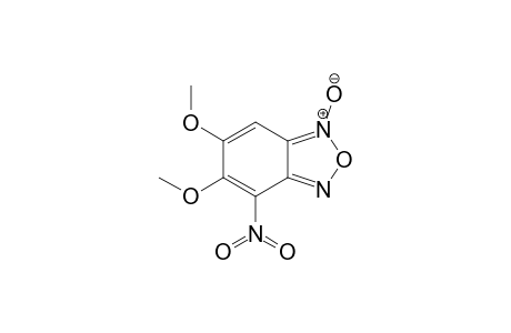 5,6-Dimethoxy-4-nitro-1-oxidanidyl-2,1,3-benzoxadiazol-1-ium