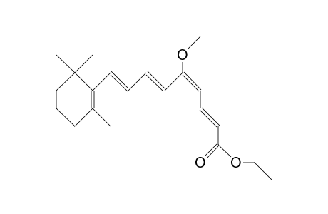 5-Methoxy-9-(2,6,6-trimethyl-1-cyclohexen-1-yl)-(2E,4Z,6E,8E)-2,4,6,8-nonatetraenoic acid, ethyl ester