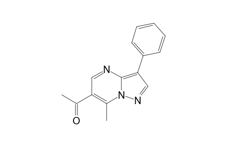 1-(7-methyl-3-phenylpyrazolo[1,5-a]pyrimidin-6-yl)ethanone