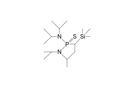 1-Diisopropylamino-2-isopropyl-3-methyl-5-trimethylsilyl-1-thio-1,2-phosazolidine isomer 1