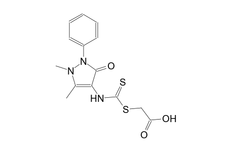 ({[(1,5-dimethyl-3-oxo-2-phenyl-2,3-dihydro-1H-pyrazol-4-yl)amino]carbothioyl}sulfanyl)acetic acid