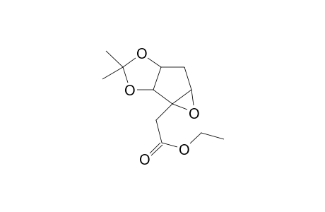 Ethyl (1'RS,5'SR,6'SR,7'SR)-(3',3'-dimethyl-6',7'-epoxy-2',4'dioxabicyclo[3.3.0]oct-6'-enyl)acetate