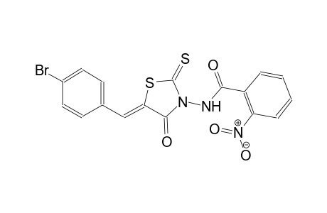 benzamide, N-[(5Z)-5-[(4-bromophenyl)methylene]-4-oxo-2-thioxothiazolidinyl]-2-nitro-