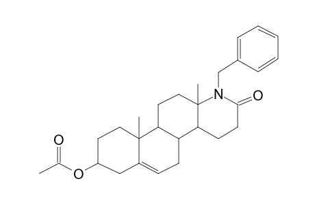 17A-Benzyl-3.beta.-acetoxy-17A-aza-D-homoandrost-5-ene-17-one