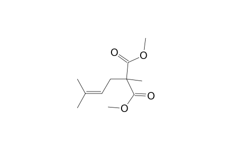 2-Methyl-2-(3-methylbut-2-en-1-yl)malonate