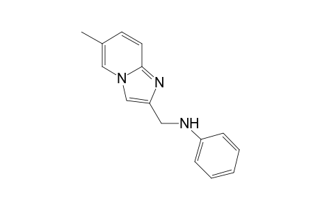 Imidazo[1,2-a]pyridine-2-methanamine, 6-methyl-N-phenyl-