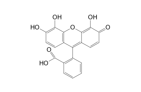 Benzoic acid, 2-(4,5,6-trihydroxy-3-oxo-3H-xanthen-9-yl)-