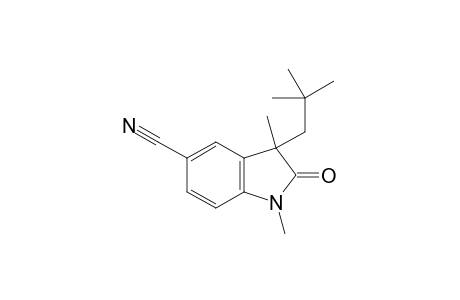 1,3-Dimethyl-3-neopentyl-2-oxoindoline-5-carbonitrile
