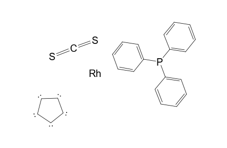 Rhodium, (carbon disulfide-S)(.eta.5-2,4-cyclopentadien-1-yl)(triphenylphosphine)-