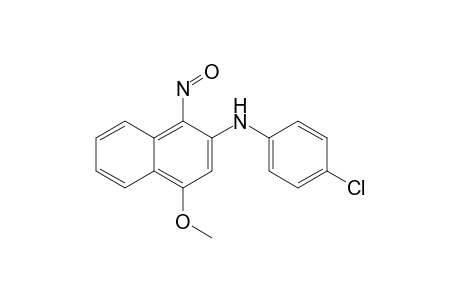 N-(4-Chlorophenyl)-4-methoxy-1-nitrosonaphthalen-2-amine