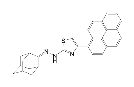 1-((2-Adamantanylidenehydrazinyl)thiazol-4-yl)pyrene