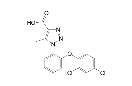 1-[o-(2,4-dichlorophenoxy)phenyl]-5-methyl-1H-1,2,3-triazole-4-carboxylic acid