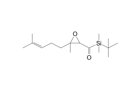 tert-Butyl(dimethyl)([3-methyl-3-(4-methyl-3-pentenyl)-2-oxiranyl]carbonyl)silane