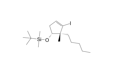 (1R,2R)-tert-Butyl[(3-iodo-2-methyl-2-pentylcyclopent-3-en-1-yl)oxy]dimethylsilane
