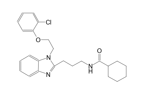 cyclohexanecarboxamide, N-[3-[1-[2-(2-chlorophenoxy)ethyl]-1H-benzimidazol-2-yl]propyl]-